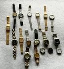 Job Lot 18 assorted men’s Vintage Quartz Watches UNTESTED Watchmakers Estate