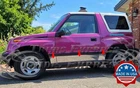 1989-1998 Chevy/Geo Tracker 2Dr Rocker Panel Trim Body Side Molding 6Pc 6"