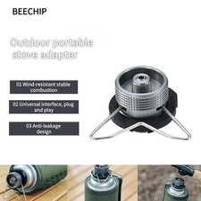 Butane Gas Adapter with Bracket &ndash; Lindal Valve Conversion Nozzle for Cartridges