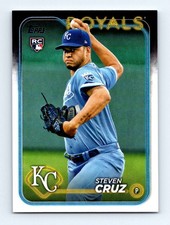 #360 2024 Topps + Steven Cruz RC Kansas City Royals