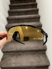 NEW Oakley Radar EV 24K GOLD OO9208 9208 Black Gold Prizm 128 One Size Fits All