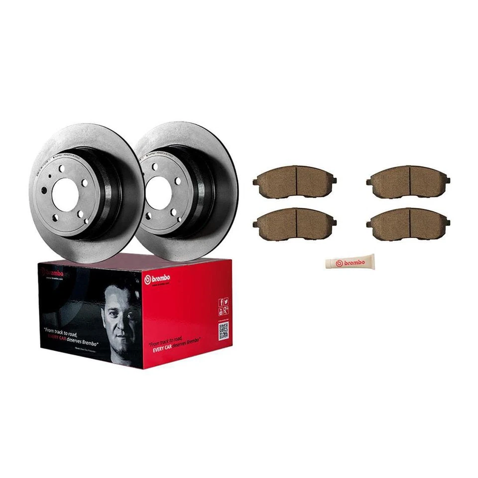 Juego de 6 rotores y pastillas de freno de disco delanteros Brembo para Nissan Altima 2005 Foto 2 de 4