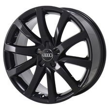 18 Audi A4 Wheel Rim Factory Oem 58911 2013-2018 Gloss Black