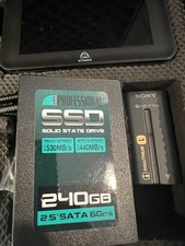 Atomos Ninja Blade 5"HDMI Monitor Recorder DVR Battery 120GB HD