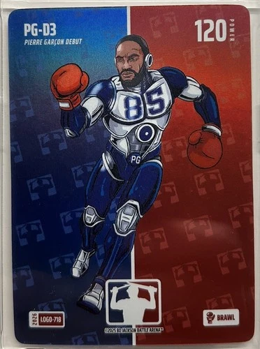 Bo Jackson Battle Arena #LOGO-718 Pierre Garçon PG-D3 Logofoil Brawl Battlefoil