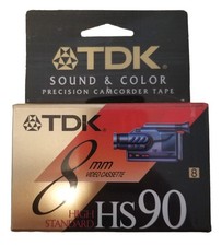 TDK HS 90 8mm Camcorder Tape - Sealed - Brand New -