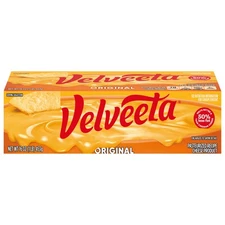 Velveeta Original Cheese Block 16 OZ Creamy Melting Cheese for Dips and More