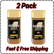 2 Pack Nescaf Gold Espresso Blonde, Instant Coffee, 3.5 oz