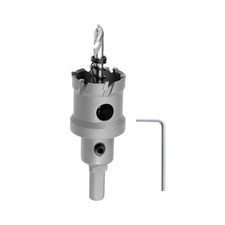 1-1/4Inch (32mm) TCT Hole Saw Kit, Tungsten Carbide 1-1/4”(32mm), Silver