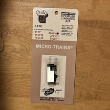 Kadee N Scale Kato Magne-Matic COUPLER CONVERSION KIT 1157 Black Combine Ship