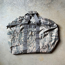 Military Surplus Gray Digital Camouflage Duffel/Carry Bag w/ Handles USAF ACU