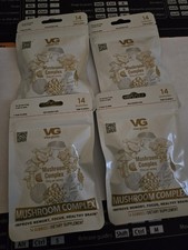 4PK Mushroom Complex Gummies -Vita Globe 14ct Focus Memory Brain Health EX 2/28