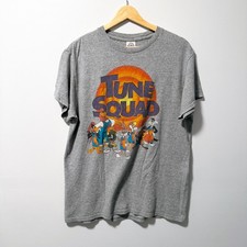 Space Jam T Shirt Tune Squad Adult M Gray Delta Pro Weight 2000s Vintage Y2K