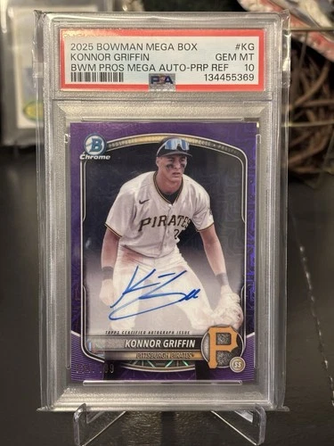 2025 Bowman Konnor Griffin Auto /199 PSA 10 Gem 🔥🔥