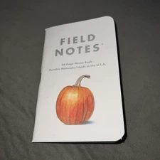 FIELD NOTES HARVEST A FNC-52 RULEDOT LIMITED EDITION PIK A PIE PUMPKIN SINGLE