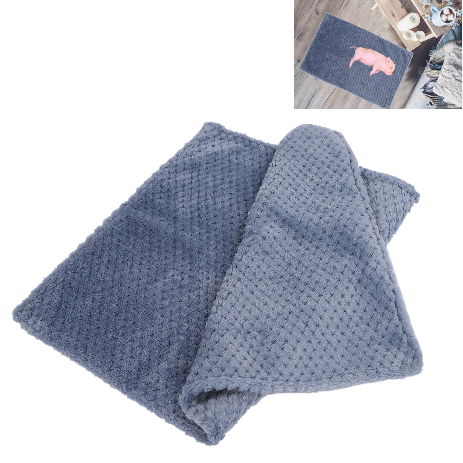 Washable Pet Blanket Winter Warm Thick Dog Throw Blanket Sleeping Mat Soft