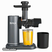 Ninja Cold Press Masticating Juicer 150W 1.1L Pulp Filters Grey/Black