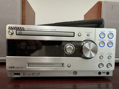 Kenwood RD-UDA77 CD/MD/USB/SD Micro Stereo System. Good Working  