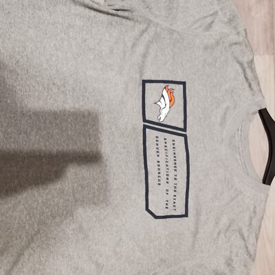 Nike Dri Fit Nfl Denver Broncos T Shirt xxl grau gebraucht grauer Zustand 