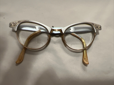 Vintage Art-Craft Cateye Eyeglass Frames 40 20 4 1/2”-5 3/4  display picture 3