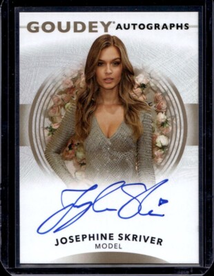 2022 Goodwin Champions Danish Model Auto GA-SK Josephine Skriver Model Autograph