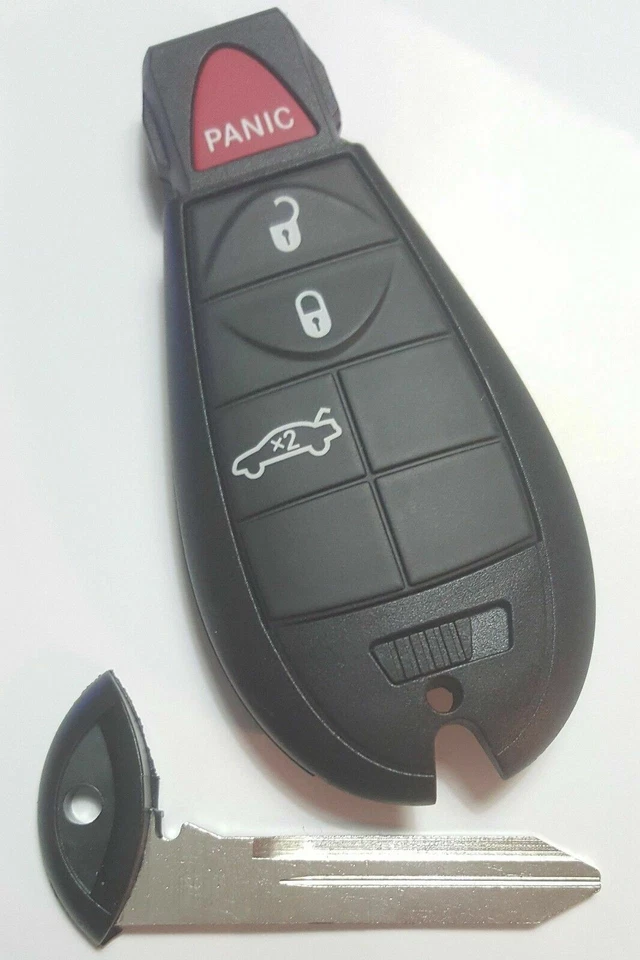 Chrysler 4 button Trunk COMPLETE fob Fobik Smart Key OEM remote 300 300C - Image 4 of 4