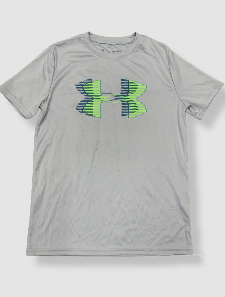Under Armour Kids Heatgear Blue Crew Neck Tee Size YMD $35