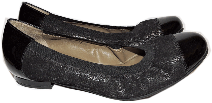 Anyi Lu ' Cate ' Cuir negro Casquette Orteil Ballet Ballerines Plates Chaussure Anyi Lu ' Casquette Cate ' Cuir negro Casquette ' Orteil Ballet Ballerines Plates Chaussure 024fbc