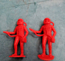 Vintage MPC red Spaceman plastic figure toy