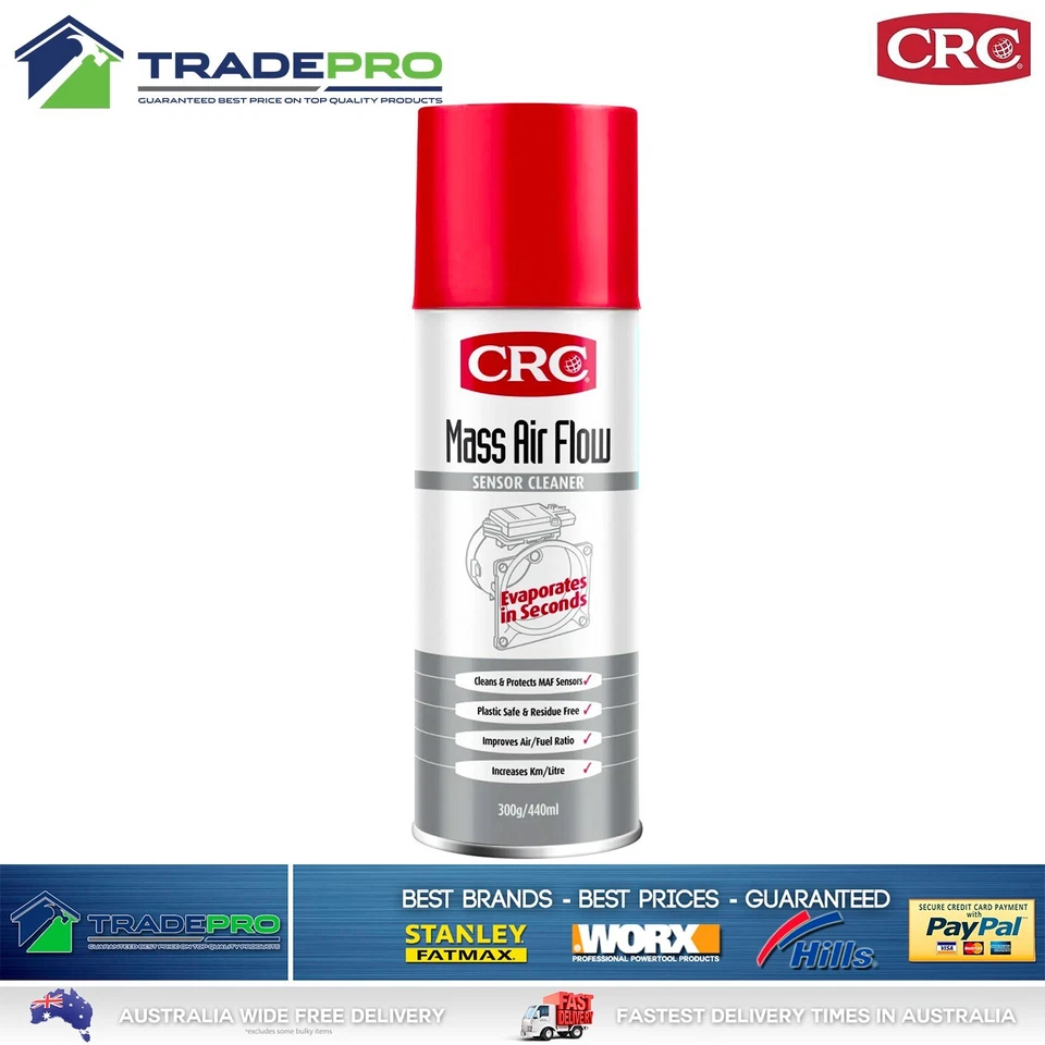 Mass Air Flow Sensor Cleaner 300g Spray Cleans MAF Sensors CRC Wurth Mechanic