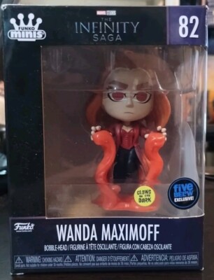 Funko Minis Infinity Saga WANDA MAXIMOFF GLOW GITD Five Below Exclusive Figure