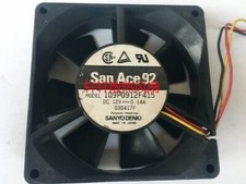 Sanyo 109P0912F415 12V 0.14A 9CM 9225 3-wire chassis power cooling fan