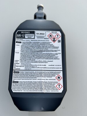 Keyence MK-K02 Black Ink Expires 10-22 and 3-23 | eBay