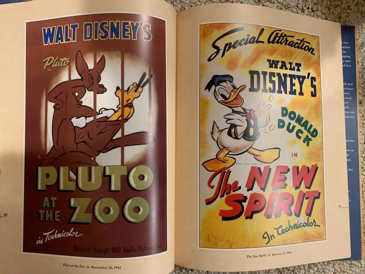 The Disney Poster Book 2002 autographed by Tony Anselmo and