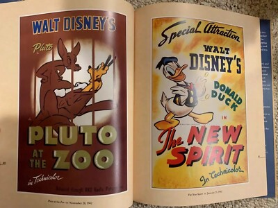 The Disney Poster Book 2002 autographed by Tony Anselmo and