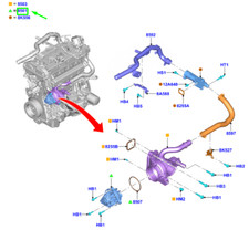 Pompe à eau Ford RANGER