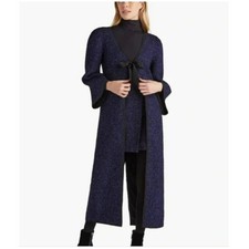 Hill House Home Lou Lou Midnight Blue Metallic Duster Jacket