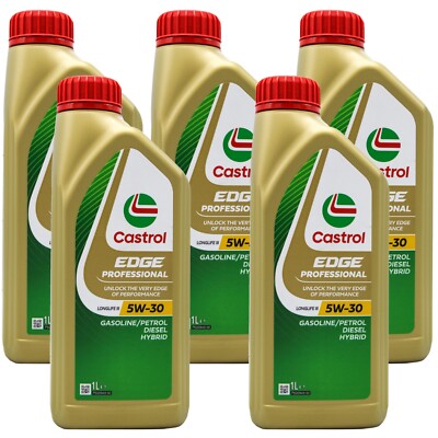 Kit Tagliando Castrol 4 Filtri + 5LT Edge 5w30 LL III 1.9 2.0 Tdi Vw
