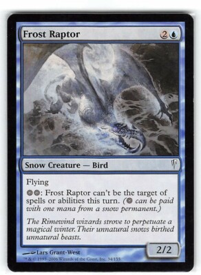 Frost Raptor *Common* Magic MtG x1 Coldsnap MP