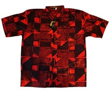 Mens Thai Silk Shirt From Bangkok Thailand - New Design Around Thailand   86L