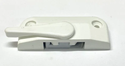 White Composite Sweep Latch Cam Sash Window Lock 2-1/16 center