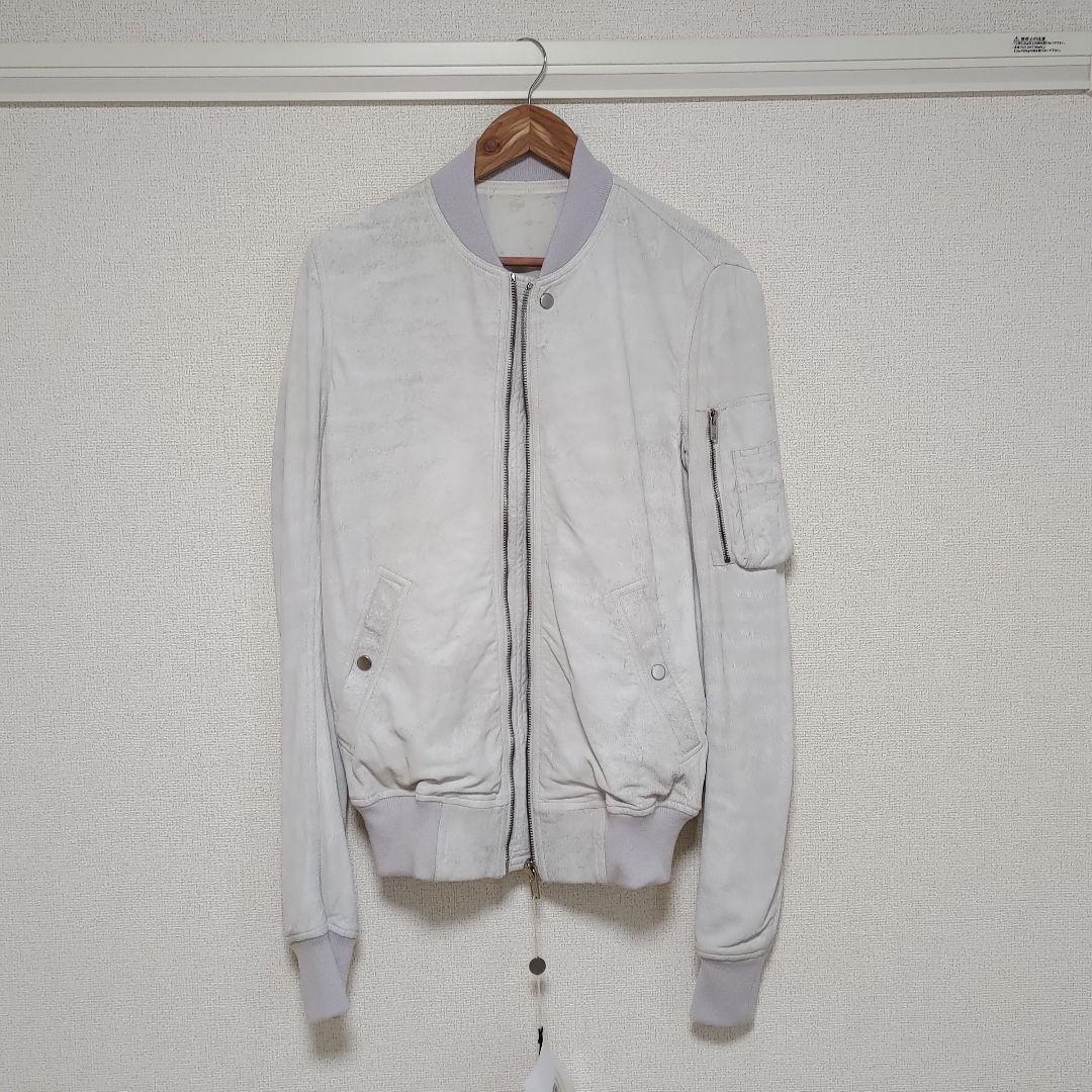 Rick Owens DIRT Leather Flight Bomber Jacket men US 36 Chark Rick Owens DIRT Leather Flight Bomber Jacket men US 36 Chark