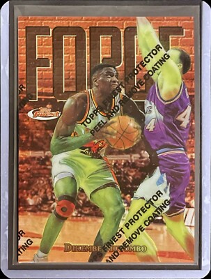 Dikembe Mutombo - 1997-98 Topps Finest - Force - discoloring #82