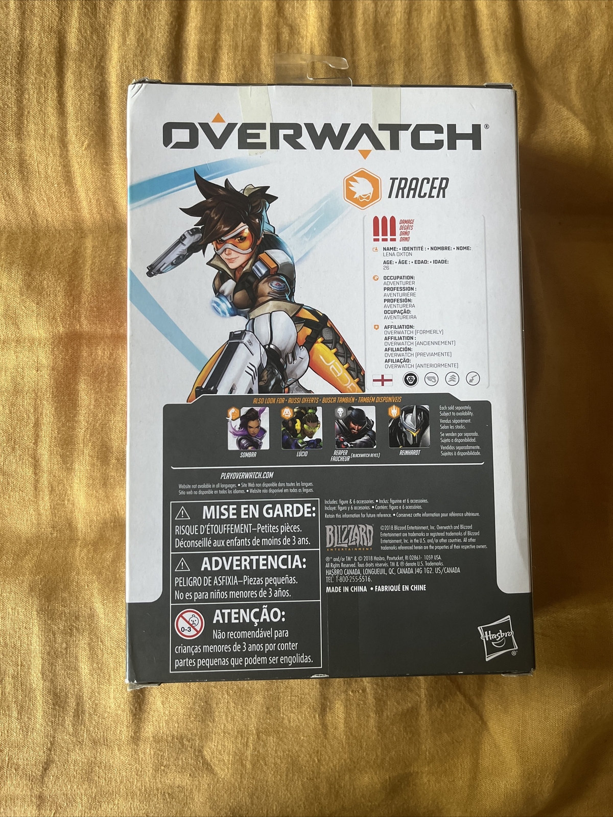 Overwatch Ultimates NEW * Tracer * 6-Inch Action Figure Hasbro Blizzard  SEALED