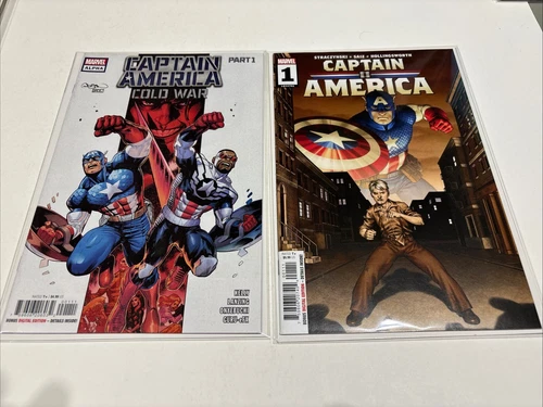 CAPTAIN AMERICA COLD WAR ALPHA #1 + #1 Lot 2023 Series MARVEL COMICS Key issue