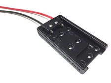 Black battery adapter for Ryobi 40V 10AWG wire power connector robotics li-ion