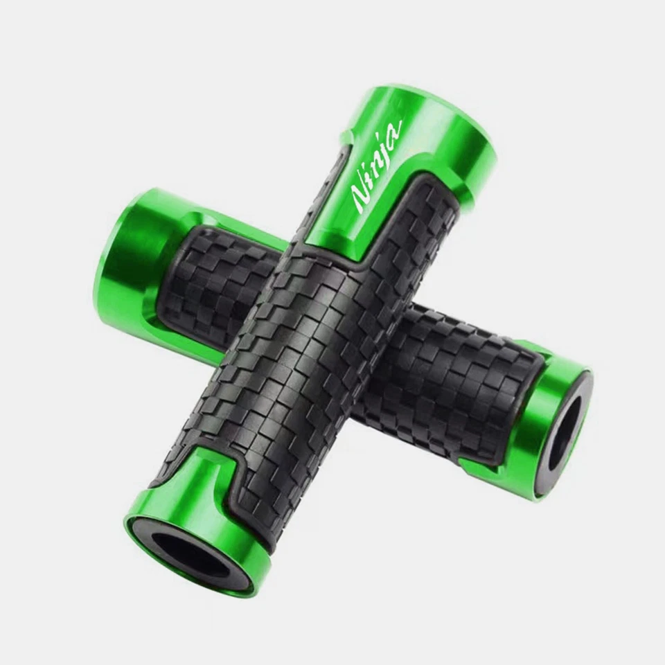 7/8"  Motorcycle Handlebar Grips Fits for kawasaki Ninja650 250 400 1000 ZX6R H2 - Image 2 of 4