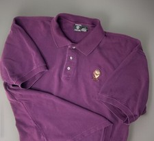 Vintage Warner Bros Studio Store Polo Shirt Men Sz XL Short Sleeve Taz 90s