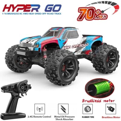 Hyper Go MJX 16207 16208 16209 16210 1/16 4WD RC Auto 70KM/H Brushless RC Racing