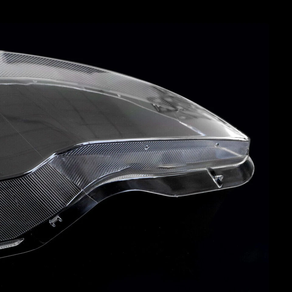 Par de cubiertas de lente de faros delanteros ajuste transparente Jaguar XJ XJL 2010-2019 Foto 4 de 4